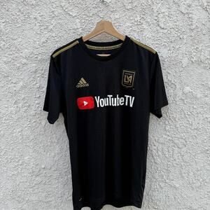 Y2k Adidas MLS LA Youtube TV Soccer Jersey
